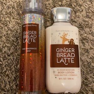 Ginger bread latte body cream and mist